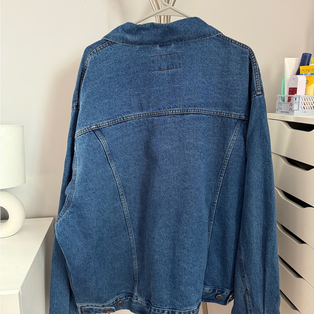 Wrangler Blue Denim Jacket With Patch - image 5
